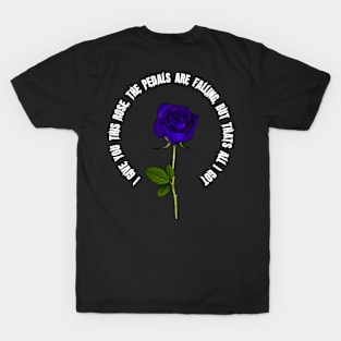 Roses Purple, Back T-Shirt